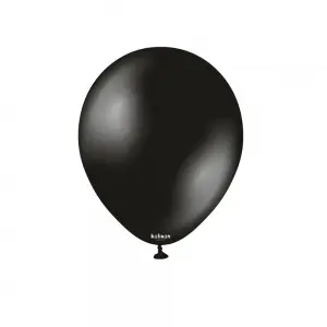 SET 50 Baloane Latex 13cm Onyx Black Metalic 7011